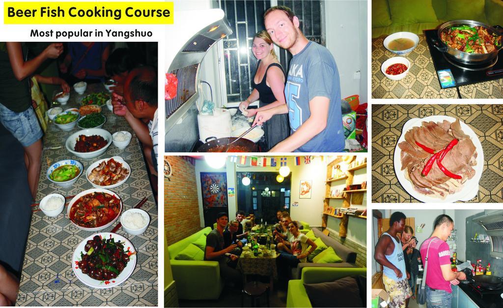 Yangshuo Travellers Land Youth Hostel ภายนอก รูปภาพ
